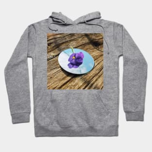 Purple Flower Hoodie